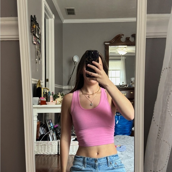 Amazon Tops - Amazon Pink Crop Top